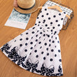 3-12 Years Girls Polka-Dot Dress 2019 Summer Sleeveless Bow